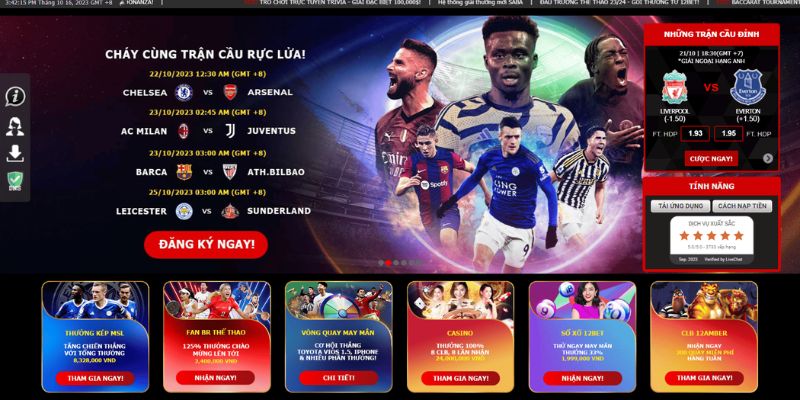 Những sảnh cược hấp dẫn cần được lui tới khi đến 12BET